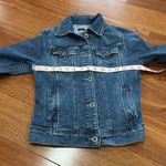 AG Adriano Goldschmied  EMILY Women's Blue Denim Jean Jacket Med Wash Size S Photo 10