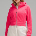 Lululemon  Size 6 Scuba Full Zip Cropped Hoodie LIP GLOSS Pink Photo 0