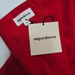 superdown  Syrus Slit Mini Dress in Cherry Small Photo 9