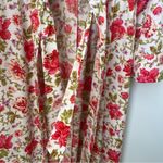 Something Navy  Red Poppy Gina Floral Coverup Size xxs Photo 8