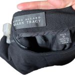 Ellen Tracy Vintage Wool Maxi Skirt Black Front Slit Classic Skirt Size 8P Photo 4