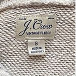 J.Crew Vintage Fleece Grey Speckled Cowl Neck Tunic Pullover Top ~ Womens SMALL Photo 4