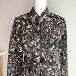 Ted Baker Cargo Denim Jacket Khaki Belted Collared Safari Utility US 4 NWT Photo 10