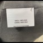 Eileen Fisher Silk Habutai Beaded Floating Squares Grey Luxe Tunic Tank Size M Photo 7