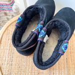 UGG  Classic Ultra Mini Braid Platform Black Suede Boho Winter Boots Women’s 11 Photo 5