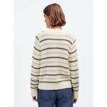Madewell NWT Cotton Crewneck Sweater in Stripe - Size Small Photo 3