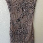Windsor  Animal Print Strapless Mini Dress Photo 0
