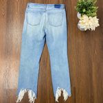 Black Orchid Distressed Brooke High Waisted Straight Crop Chewed Hem Jeans 28/6 Photo 6