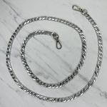Silver Tone Flat Chain Link Purse Handbag Bag Replacement Strap Photo 0