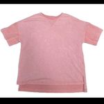 Source Unknown Womens Oversized Tshirts Tops Blouse Mineral Wash Exposed Seam Pink Size 2X Plus Photo 4