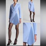 ALC Frank A.L.C. Blue Juliet Pleated Blazer Dress 6 Photo 2