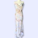 WAYF  Womens Rendezvous Cowl Neck Slip Midi Dress Photo 1