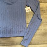 Free People  Lucky You Blue Layering Top Photo 5