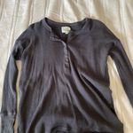 Aerie Charcoal Waffle Henley Photo 0