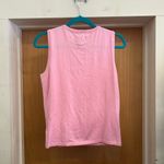 Lilly Pulitzer  Pink Light Knit Cotton Blend Vest Tank Top - size M Photo 2