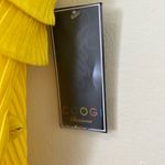 COOGI  pleated Yellow‎ dress Removeable straps Ruffled Maxi Dress Large(no belt) Photo 6