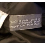 Paris Sport Club Black Suede Pencil Straight Skirt 7/8 Genuine Leather Lined Photo 6