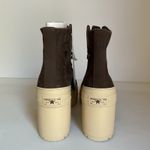 Converse Platform Heel Boots Brown Women’s 8.5 Chunky Heel Retro Style Photo 3