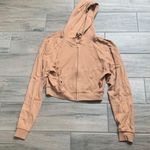 SKIMS  waffle crop zip up jacket Photo 0