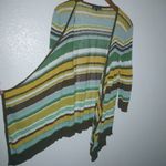 Anne Klein  XSP Linen Striped Open Cardigan Shrug Petite Photo 4