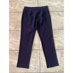 Eileen Fisher Navy Blue Stretch Pants Women's S/P Straight Leg Pull On Photo 2