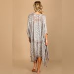 Lulus  Sun Daze Grey Print Cover-Up One Size Photo 4
