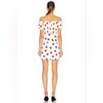 NWT CAROLINE CONSTAS Calla Off Shoulder Floral Mini Dress Red Size L Photo 1