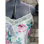 negligee nightgown satin floral pink cream green lace Size 2X Photo 2