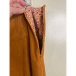 Anthropologie  Maeve Cosima Flouce Faux Suede Midi High Low skirt, size 14 Photo 3