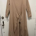 Ming Wang Ming Elegant Tan Women's Wrap Dress Photo 0
