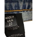 Bebe ‎ Jeans Women's Size 27 Raw Hem Flared Denim Light Wash Photo 7