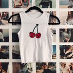 Brandy Melville Cherry Tank Brandy  Photo 0