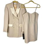 Moda International Vintage 90s Victoria’s Secret Cream Blazer and Dress Set 6 Photo 0