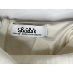 Lulus  What a‎ Looker Bodycon Cream Mini Dress SMALL Soft Girl Backless Party Photo 8