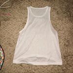 Lululemon WHITE MESH LULU TANK Photo 0
