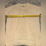 Vintage 80’s Malinmor Hand Knit Wool Cable Knit Fisherman’s Sweater Beige Large Photo 5