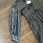 Cloud Ten Cleobella Gray Bishop Sleeve Mini Dress Photo 2