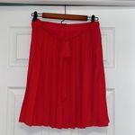 Modcloth  Purely Pretty Red pleated miniskirt with bow Photo 2