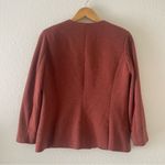 Anthropologie Cartonnier Cornerstone Rust Orange Blazer Photo 4
