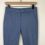 Theory  Straight Ankle Trousers Pants Women’s Size 0 Blue Office Workwear Photo 1