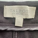 Talbots  Dress Pants Womens Petite 14P Black Elastic Waist Ankle Career Comfy Photo 4