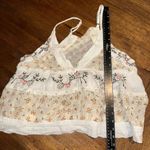 POL  Floral Embroidered Babydoll Tank Top Photo 6
