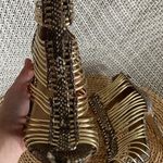 Steve Madden Margo Heel Gladiator Snake Sandals Photo 3