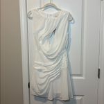 Meshki  Oria White Chiffon Mini Dress NWT Photo 4