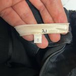 3.1 Phillip Lim  cuffed trouser shorts black raw waist Sz 8 Photo 2