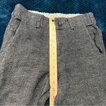 Formidable DAR Handmade Gray Linen Lightweight Mid Rise Slim Leg Pants Size XS Photo 11