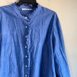 Signature Collection  1X long sleeve blue blouse Photo 1