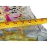 Kelly Clinton Lightweight Bright Yellow Green Floral 3/4 Sleeve Pullover Top 24 Photo 6