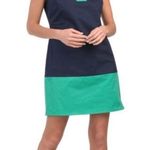 Sail To Sable TEAL & BLUE SLEEVELESS SHIFT DRESS Photo 0