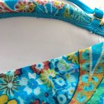 Ralph Lauren Lauren  Blue Paisley Flyaway Bandeau One Piece Swimsuit Size 4 Photo 5
